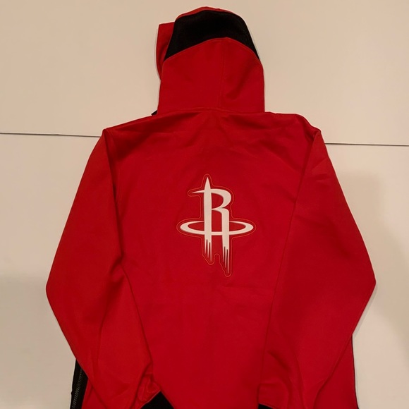 NIKE HOUSTON ROCKETS RED NBA THERMA-FLEX SHOWTIME HOODIE MENS CN4028-657 - Picture 5 of 7